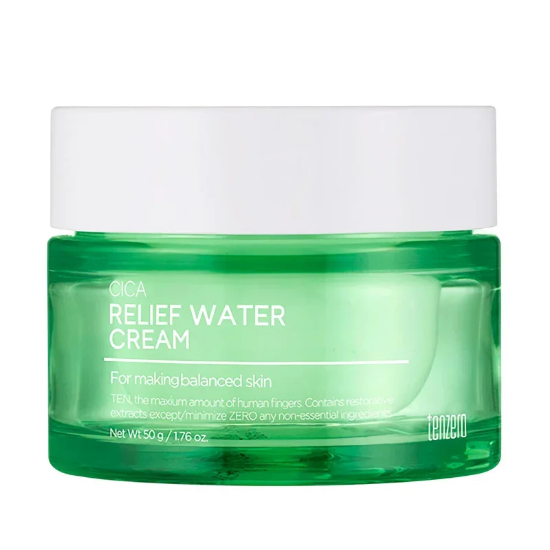 Успокаивающий крем с центеллой азиатской TENZERO Cica Relief Water Cream 50гр