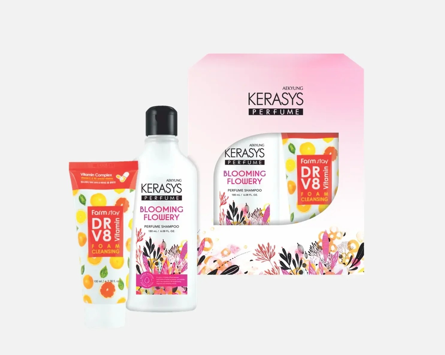 Подарочный набор Kerasys Blooming & Flowery