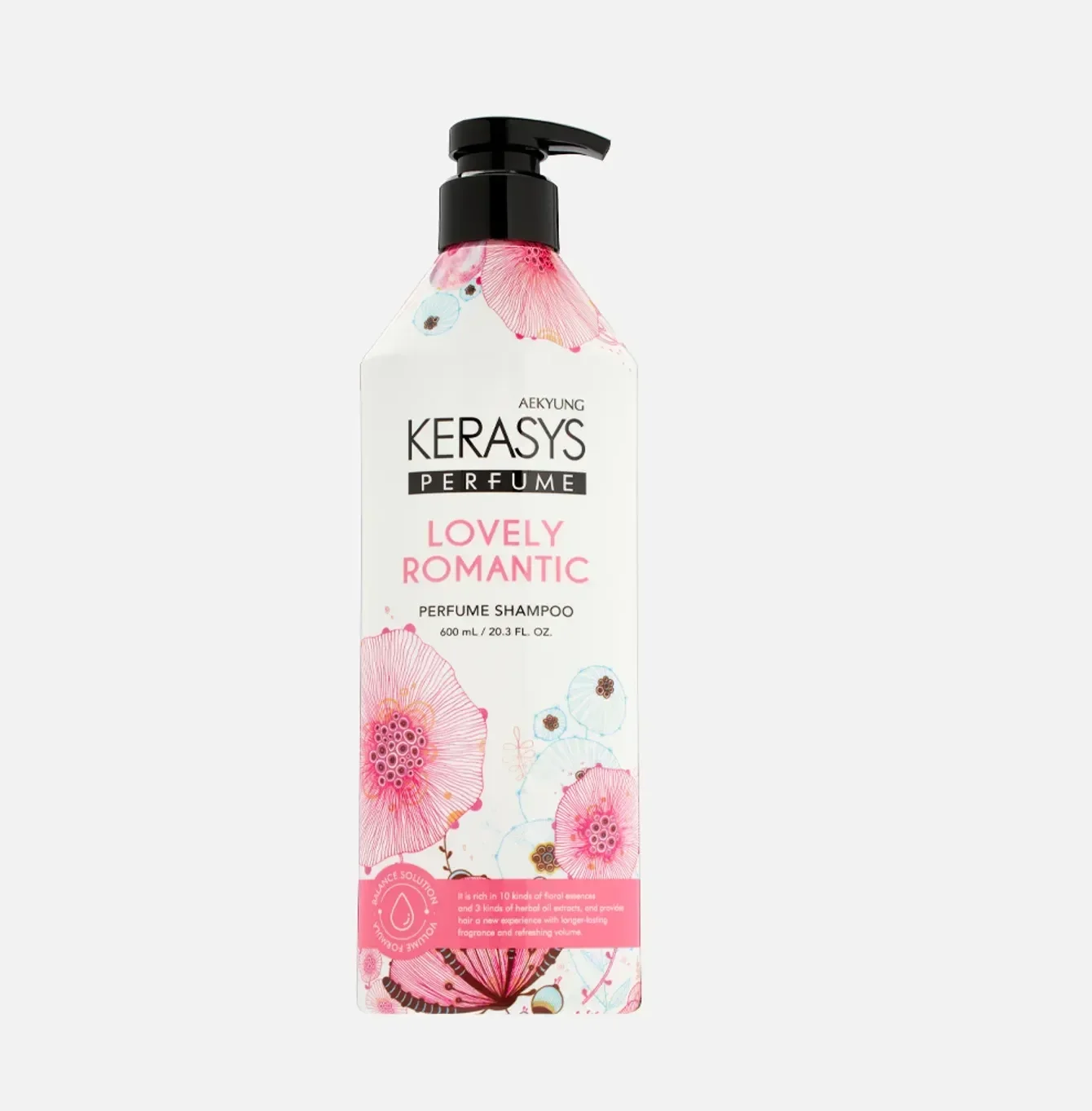 Парфюмированный Шампунь для волос Kerasys LOVELY & ROMANTIC 600мл