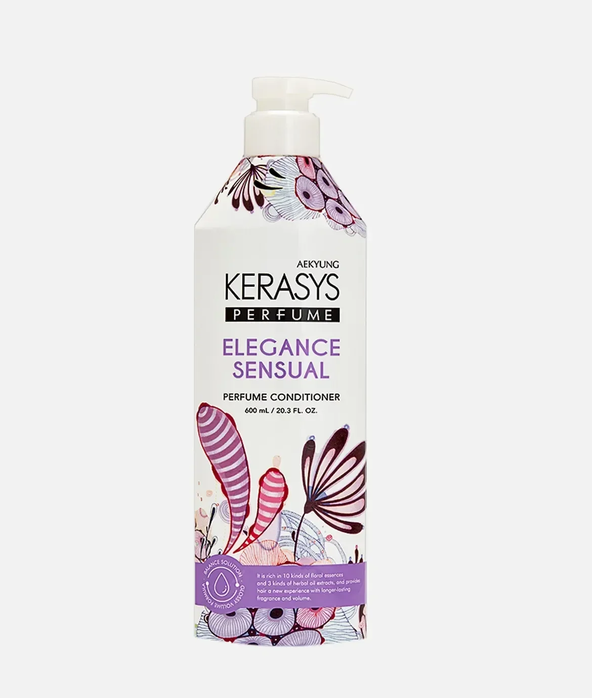 Парфюмированный Кондиционер для волос Kerasys ELEGANCE & SENSUAL 600мл