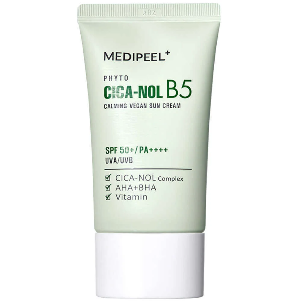 Успокаивающий санскрин с центеллой MEDIPEEL Phyto Cica-Nol B5 Calming Vegan Sun Cream SPF50+ PA++++