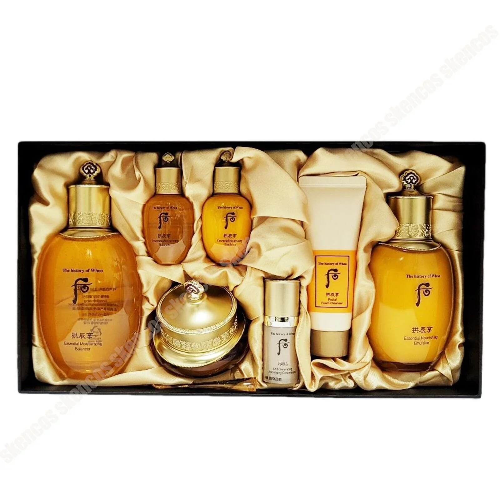 Роскошный увлажняющий набор The History of Whoo Royal из 7 продуктов.