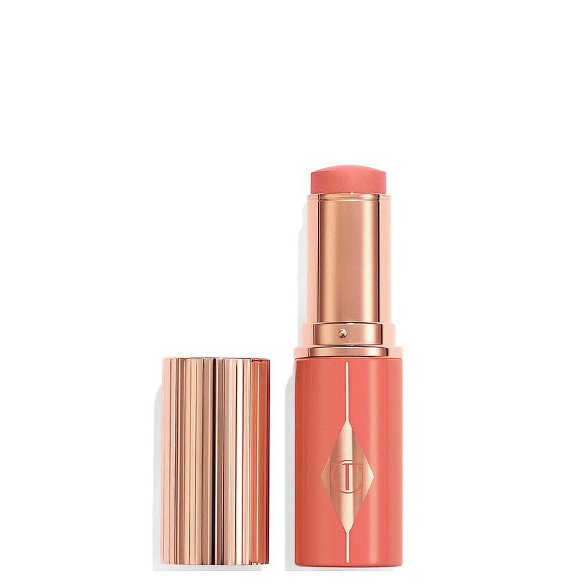 CHARLOTTE TILBURY Кремовые румяна в стике Unreal Blush Healthy Glow Stick, Peachy Glow