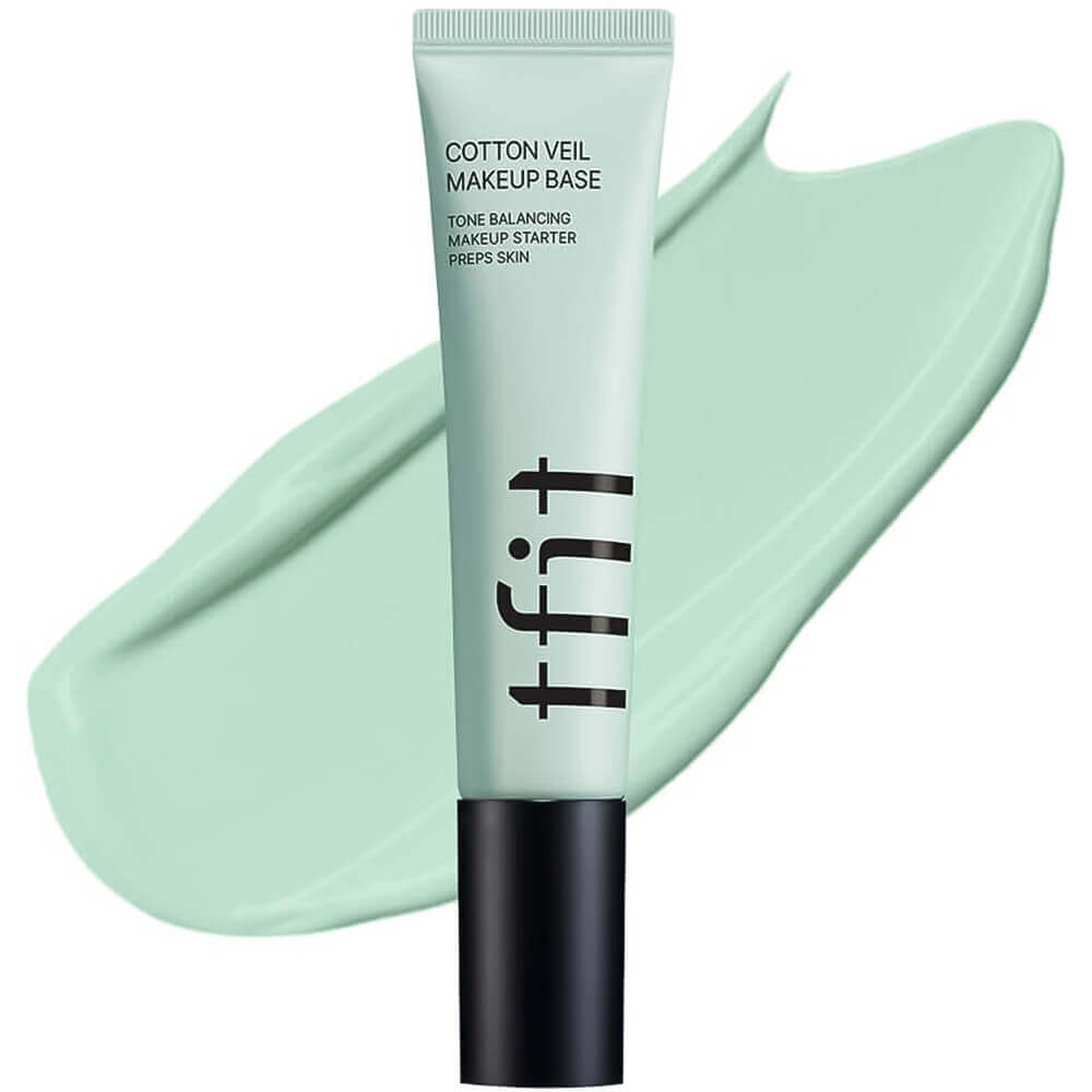 Тонирующая база под макияж TFIT Cotton Veil Makeup Base 01, pure green