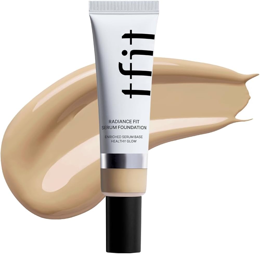 Увлажняющий тональный флюид TFIT Radiance Fit Serum Foundation W02 almond butter W02