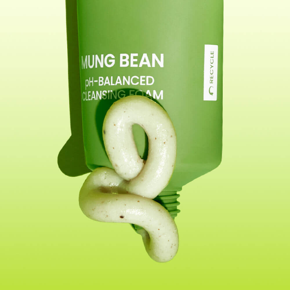 Балансирующая пенка для глубокого очищения beplain Mung Bean pH-Balanced Cleansing Foam 40мл