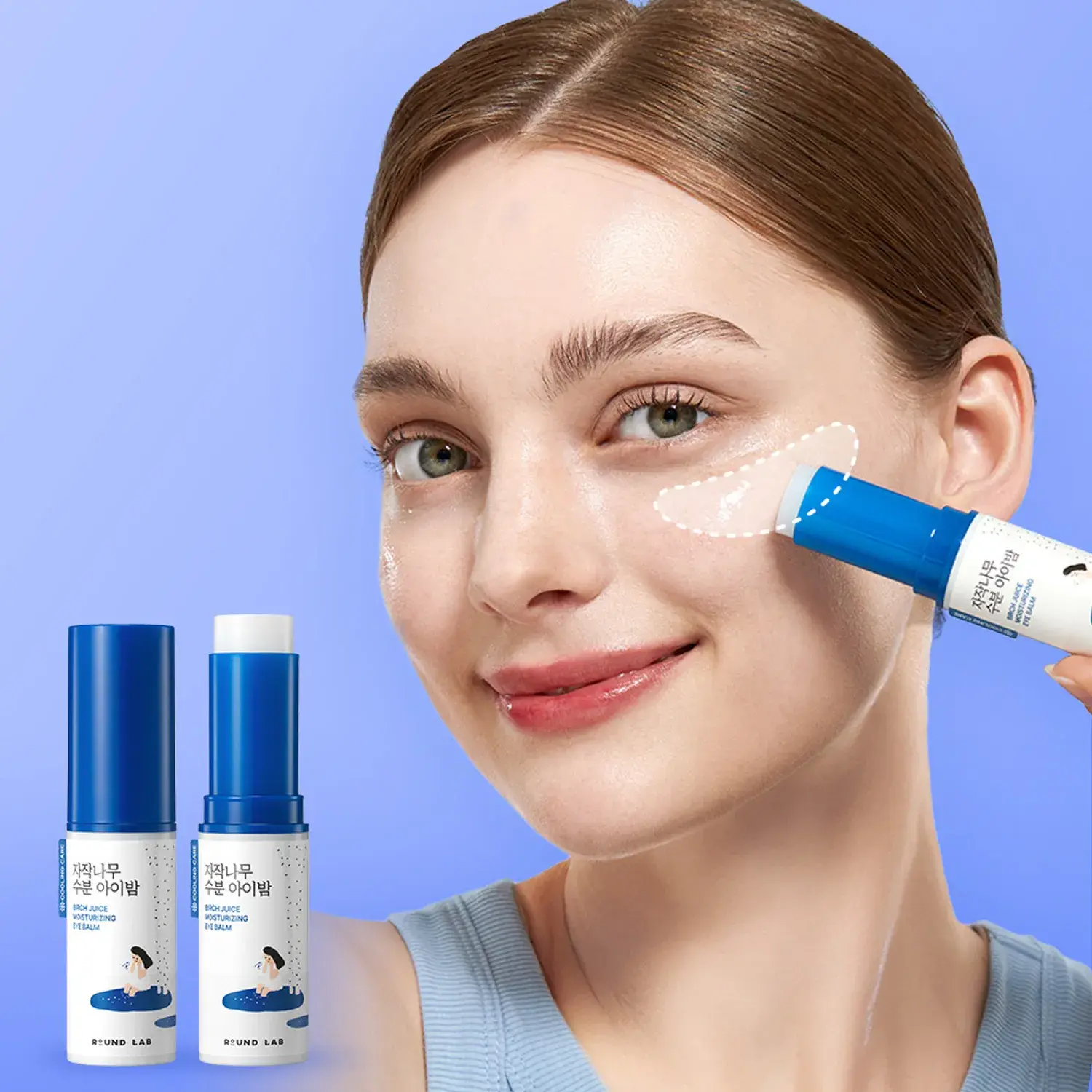 Увлажняющий бальзам для кожи вокруг глаз с берёзовым соком ROUND LAB BIRCH JUICE MOISTURIZING EYE BALM