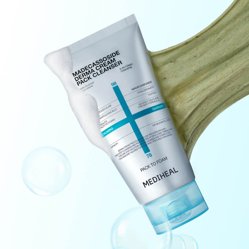 Очищающий крем-маска для лица с мадекассосидом MEDIHEAL