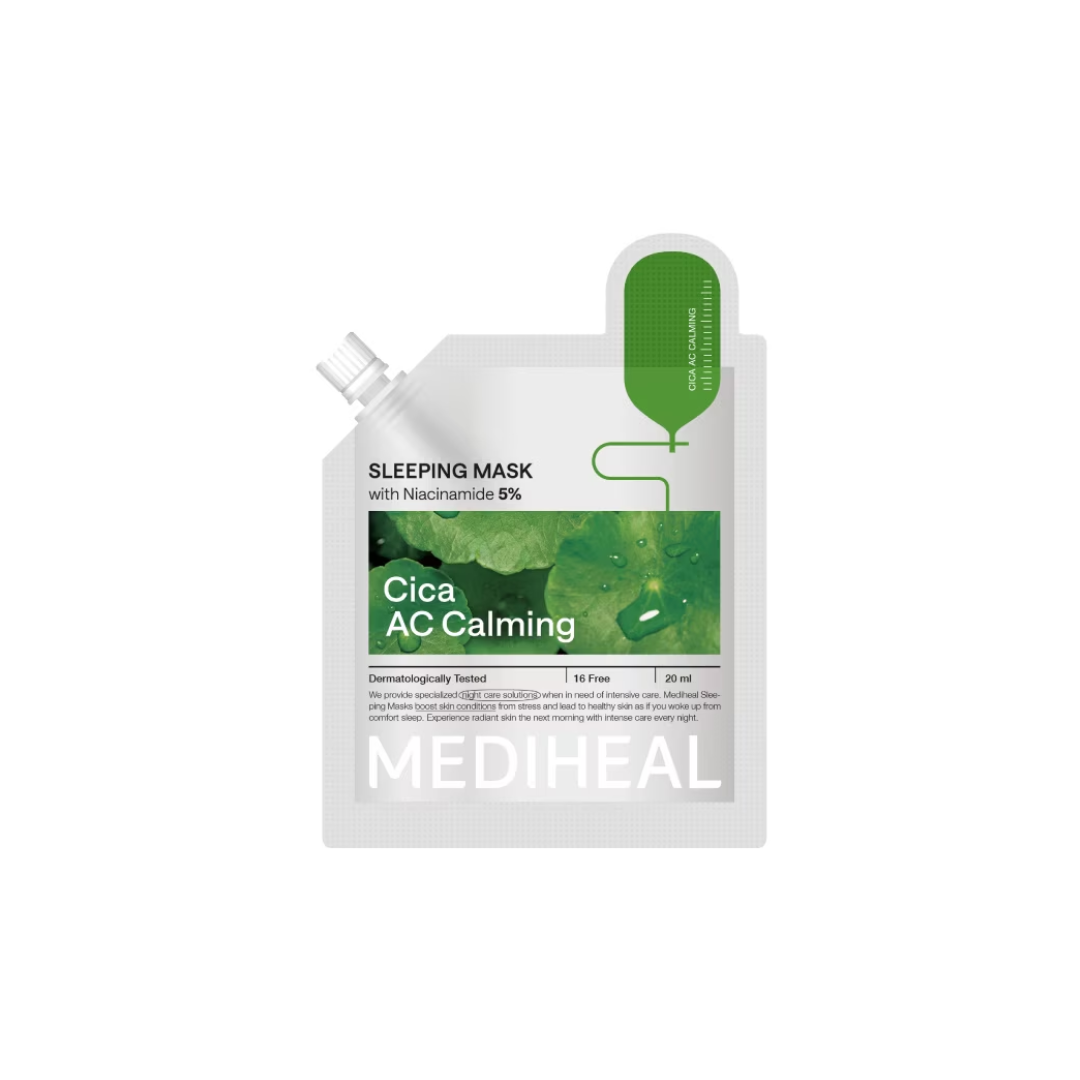 Успокаивающая ночная маска MEDIHEAL CICA DERMAPLUS MASK