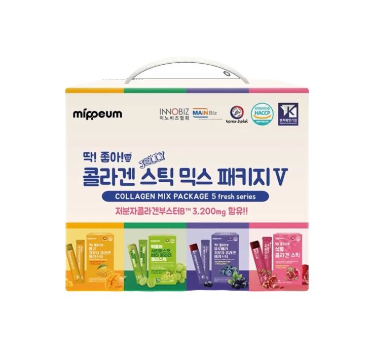 Коллаген желе 4 вкуса COLLAGEN MIX PACKAGE 5 FRESH SERIES