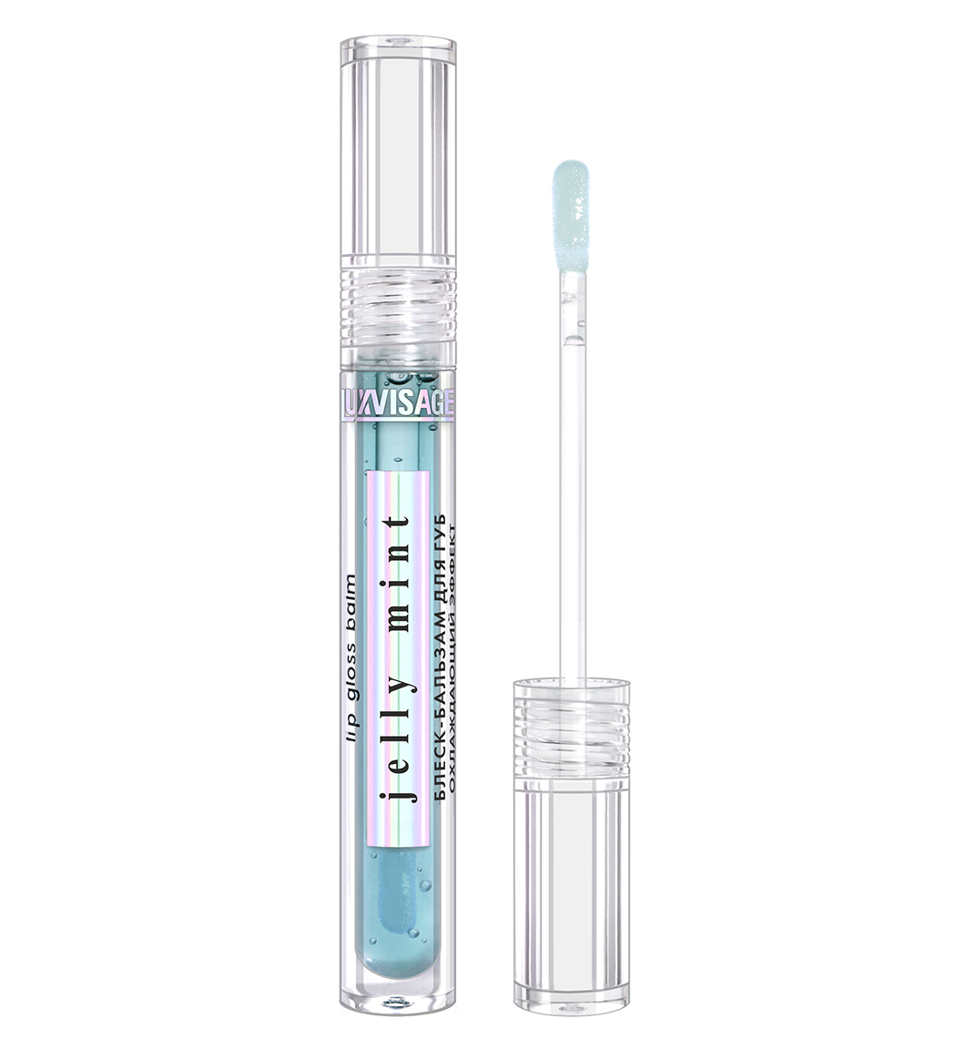 Блеск-бальзам для губ LUXVISAGE JELLY MINT охлаждающий эффект/5
