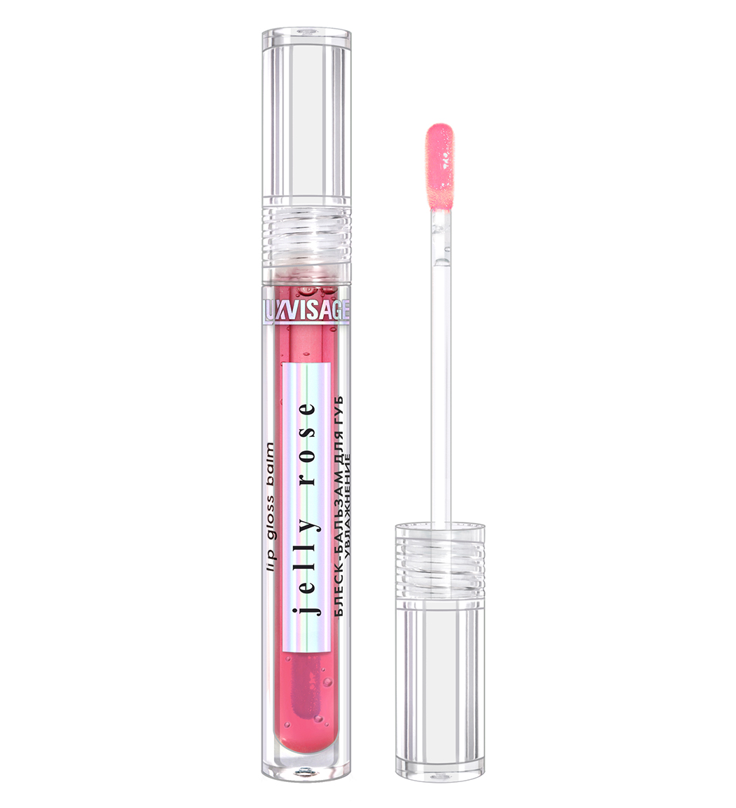 Блеск-бальзам для губ JELLY ROSE LUXVISAGE