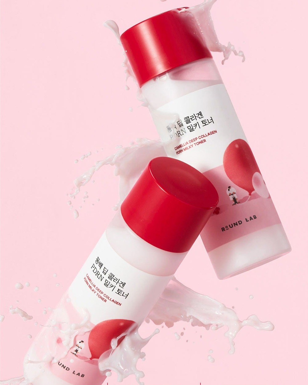 Молочный тонер Round Lab - Camellia Deep Collagen PDRN Milky Toner 150 мл