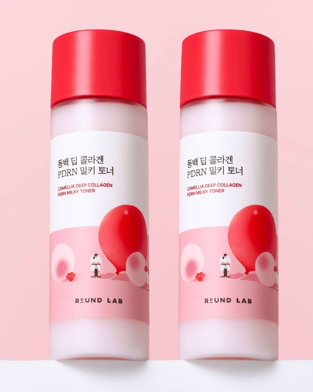 Молочный тонер Round Lab - Camellia Deep Collagen PDRN Milky Toner 150 мл