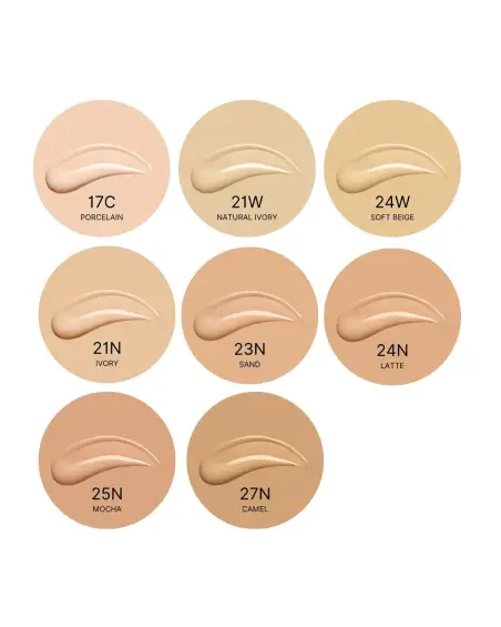 Стойкий кушон с матовым финишем TIRTIR Mask Fit All Cover Cushion 25N Mocha