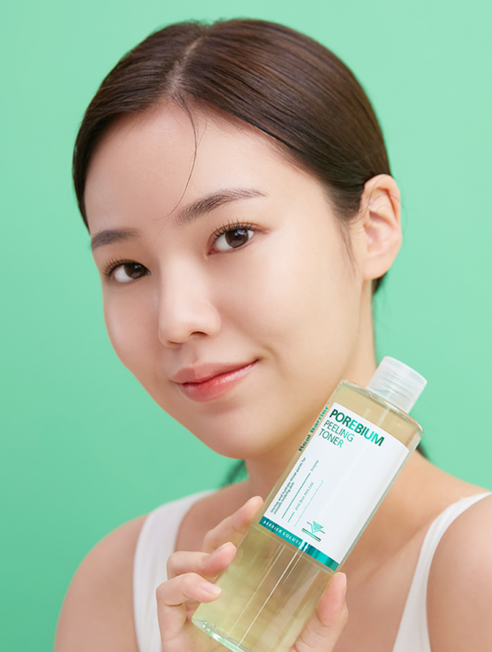 Энзимный пилинг-тоник для борьбы с чёрными точками Real Barrier Porebium Peeling Toner