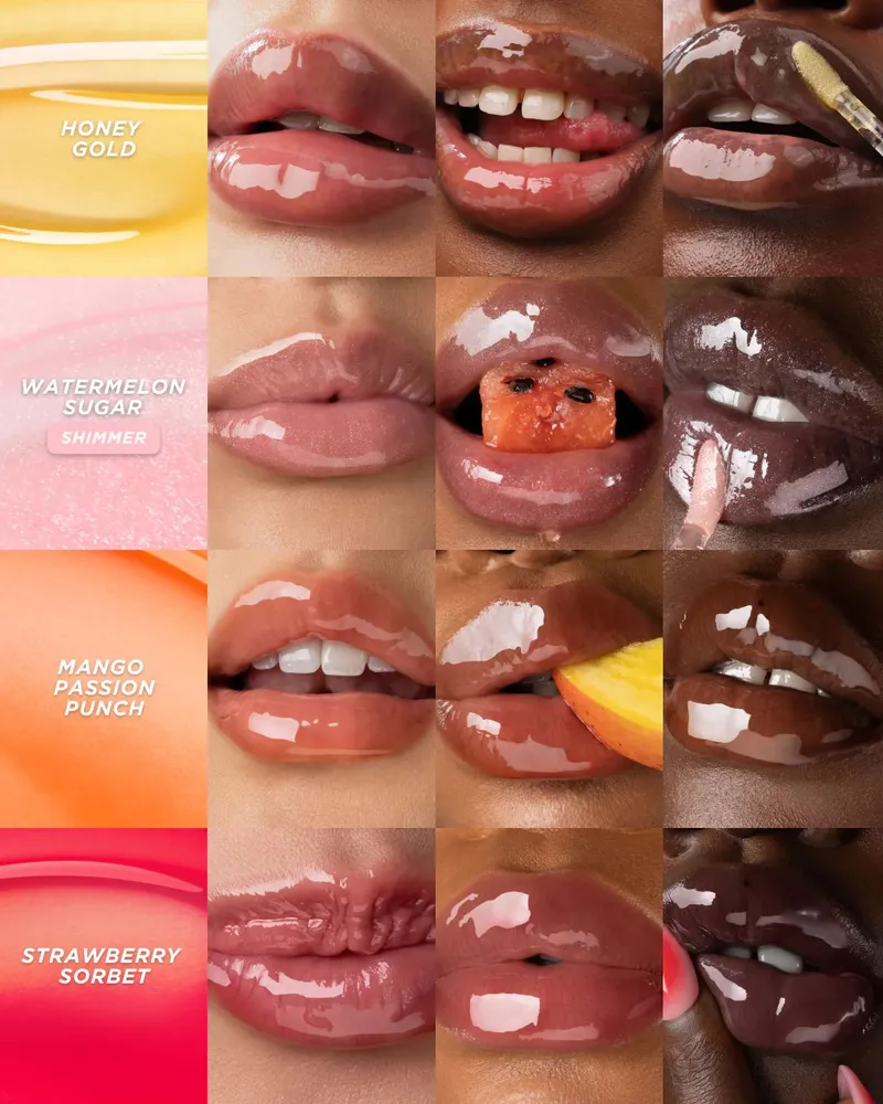 GISOU Обогащённое мёдом масло для губ 8 мл Honey Infused Lip Oil BEE ILINI PEACH