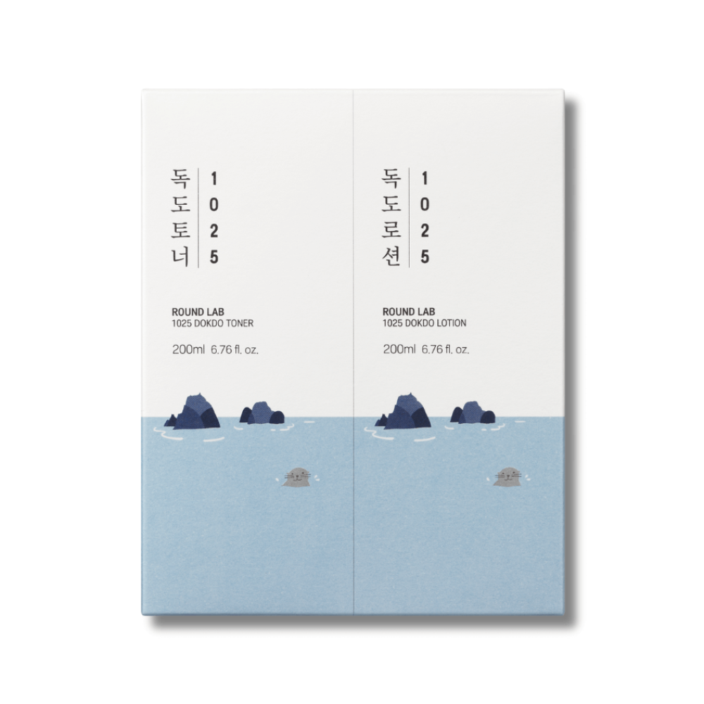 Увлажняющий Набор - Round Lab 1025 Dokdo Toner Lotion Special Set