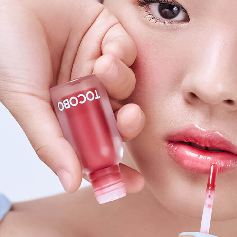 Оттеночное масло-плампер для губ Tocobo Juicy Berry Plumping Lip Oil Glam Max 01 Chill Red