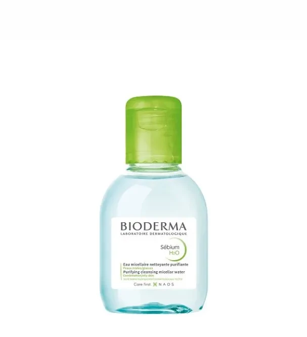 Мицелловый раствор мягкое очищение, удаление макияжа (100 мл) Bioderma Себиум H2O