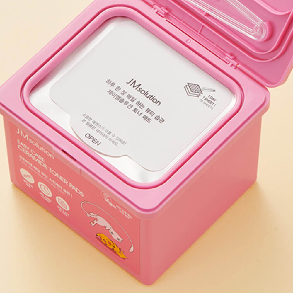 Питательные тонер-пэды с церамидами JMsolution Toner Pad Easy Care Ceramide