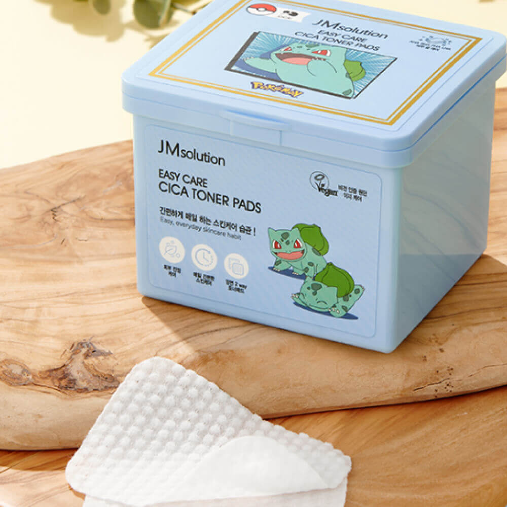 Успокаивающие тонер-пэды с центеллой JMsolution Easy Care Cica Toner Pads