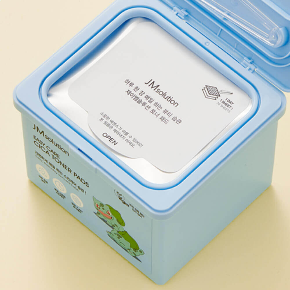 Успокаивающие тонер-пэды с центеллой JMsolution Easy Care Cica Toner Pads