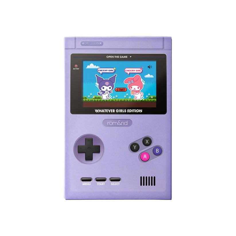 Лимитированный набор Romand x Sanrio My Melody Kuromi WHATEVER GIRLS Gameboy Edition 