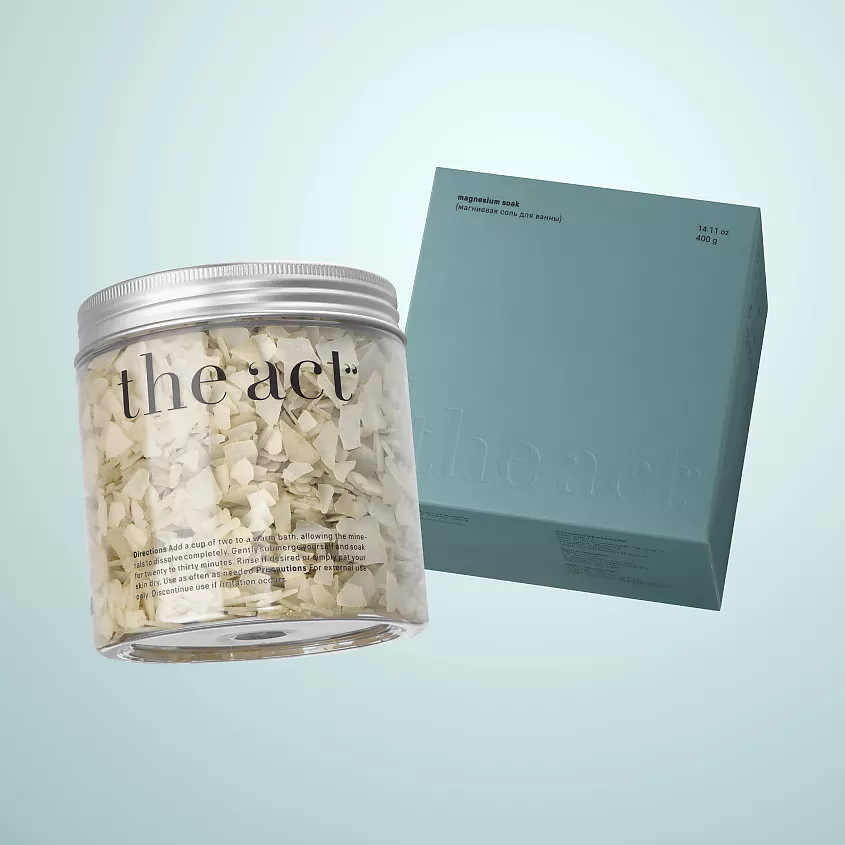 Магниевая соль для ванны The Actmagnesium soak