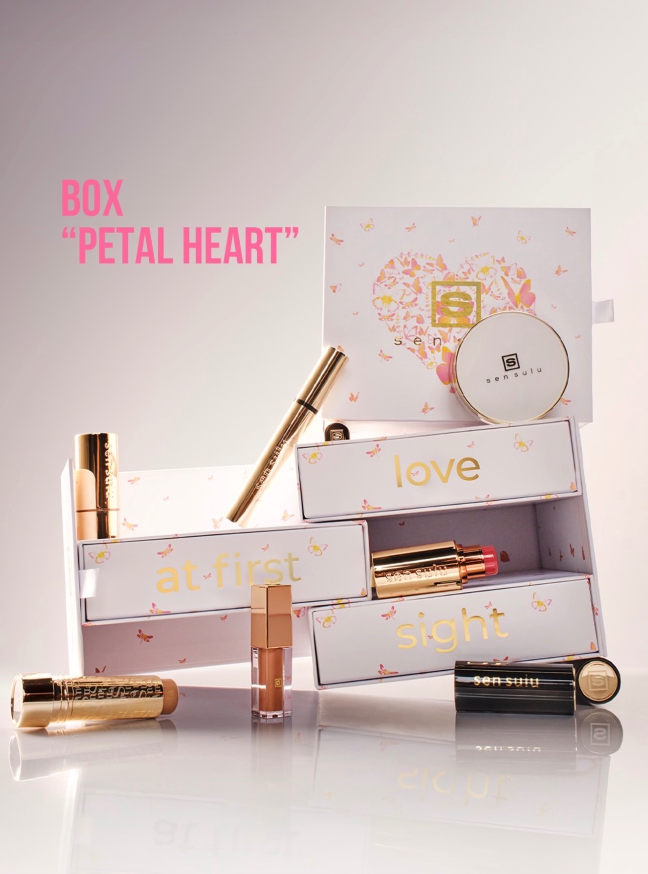 Подарочный бокс SEN SULU "PETAL HEART"