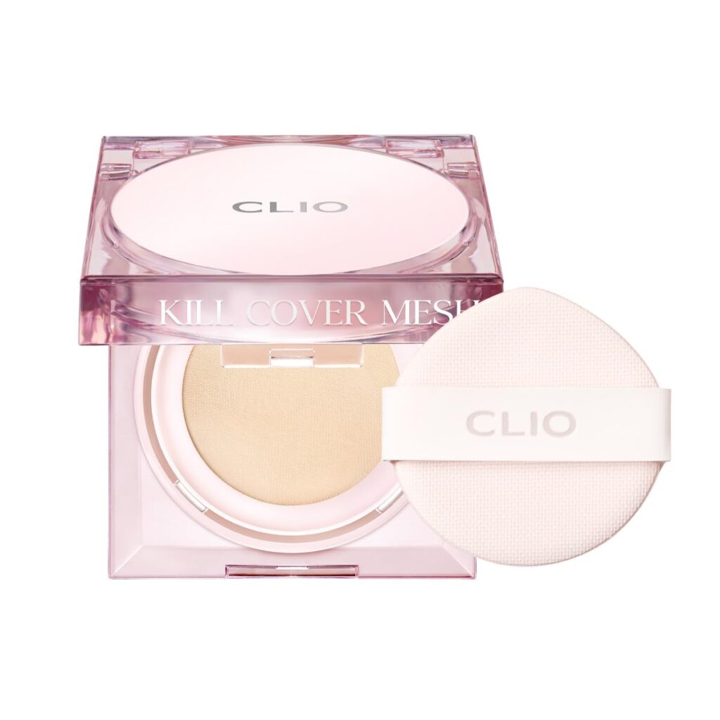 Увлажняющий кушон для эффекта Glass Skin CLIO Kill Cover Mesh Glow Cushion SPF50+ PA++++ 3 Linen