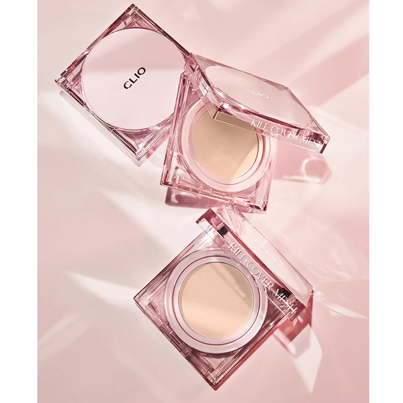 Увлажняющий кушон для эффекта Glass Skin CLIO Kill Cover Mesh Glow Cushion SPF50+ PA++++ 3 Linen