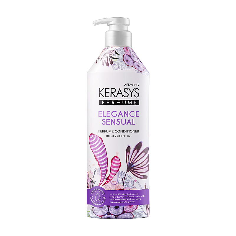 Парфюмированный кондиционер для тонких волос Kerasys Perfumed Line Elegance & Sensual Conditioner 400 мл