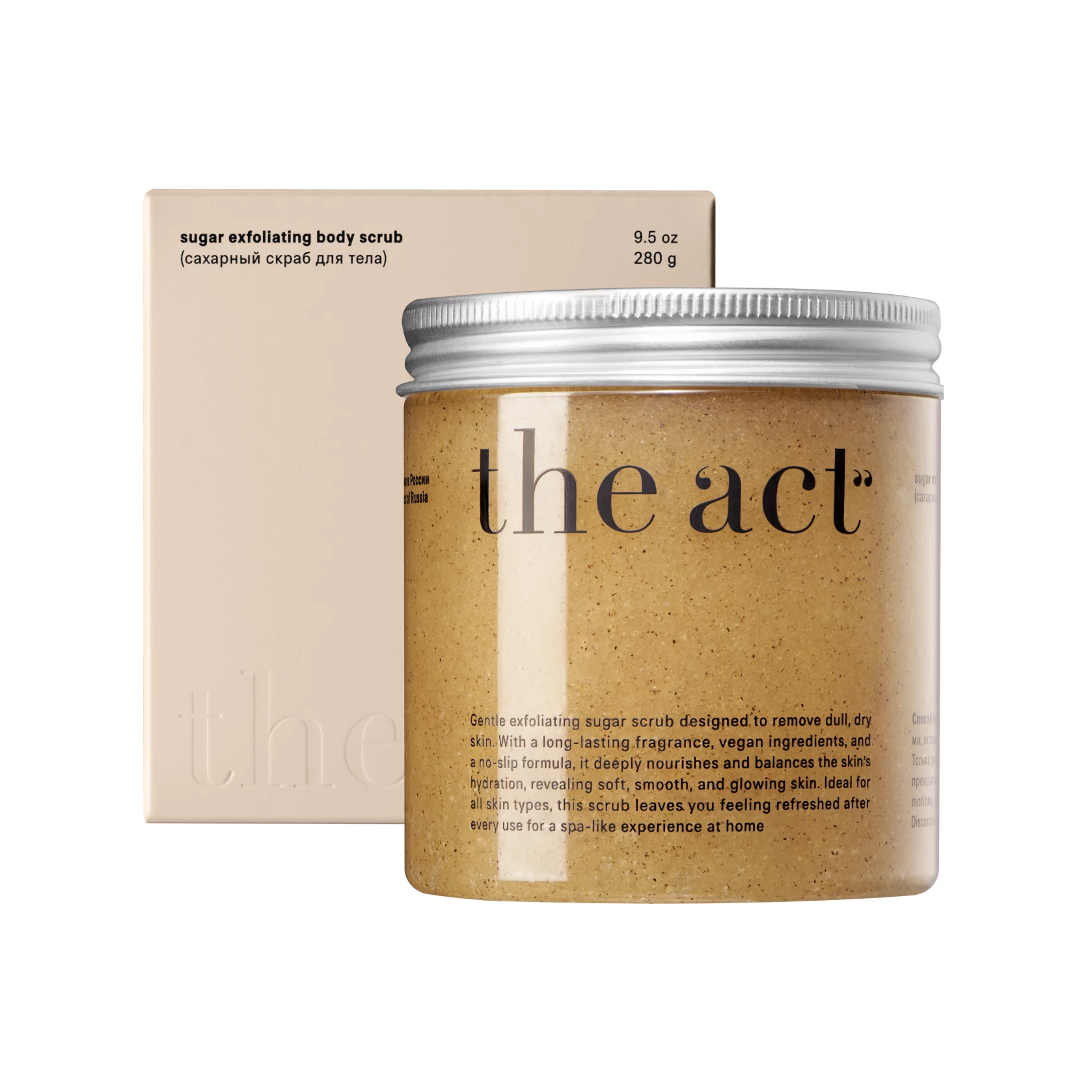 THE ACT Сахарный скраб для тела