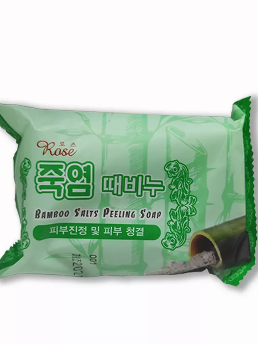 Мыло-пилинг с солью бамбука ROSE Bamboo Salts Peeling Soap 150 гр.