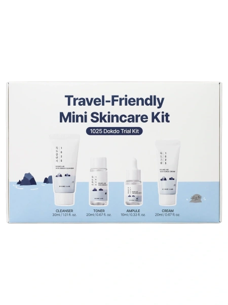  Наборы средств с морской водой Round Lab 1025 skin care trial kit