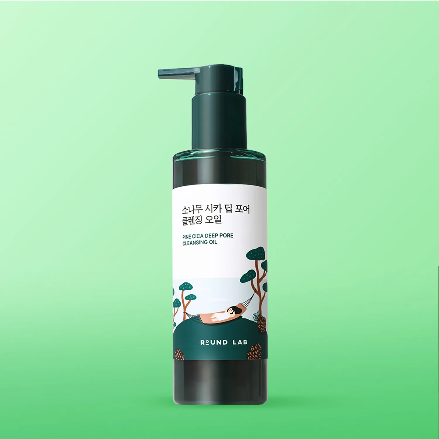 Гидрофильное масло ROUND LAB Pine Cica Deep Pore Cleansing Oil 200ml