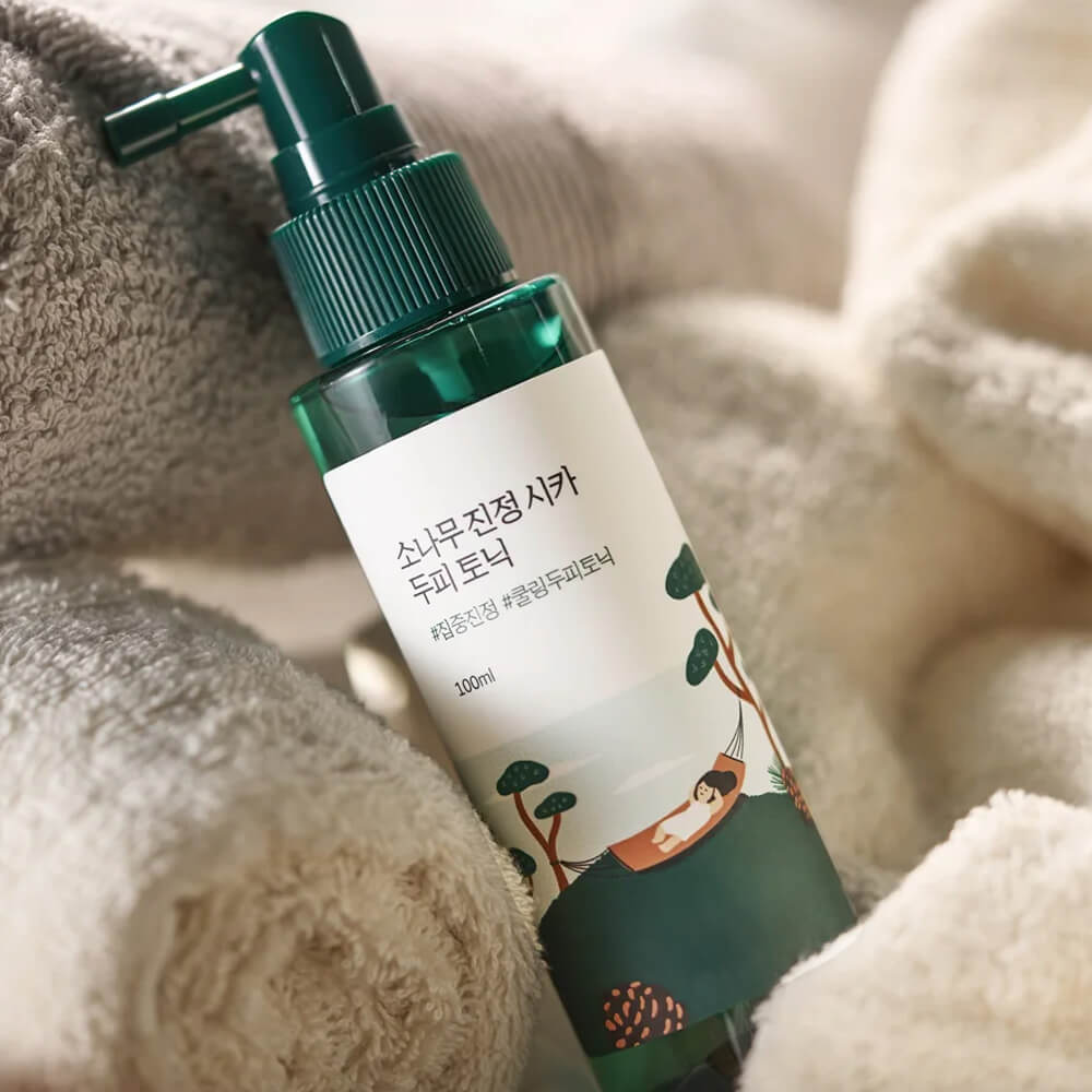 Себорегулирующий тоник для кожи головы Round Lab Pine Calming Cica Scalp Tonic