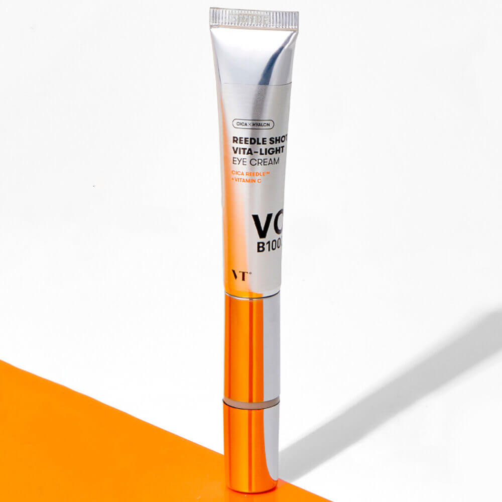 Массажный крем для век с микроиглами и витамином B3 VT Cosmetics Reedle Shot Vita-light Eye Cream
