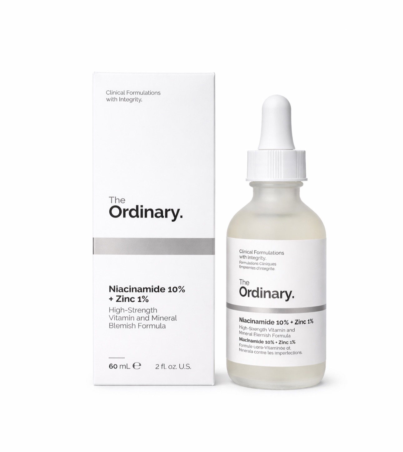 Сыворотка для проблемной кожи с 10% ниацинамида и цинком The Ordinary Niacinamide 10% + Zinc 1%