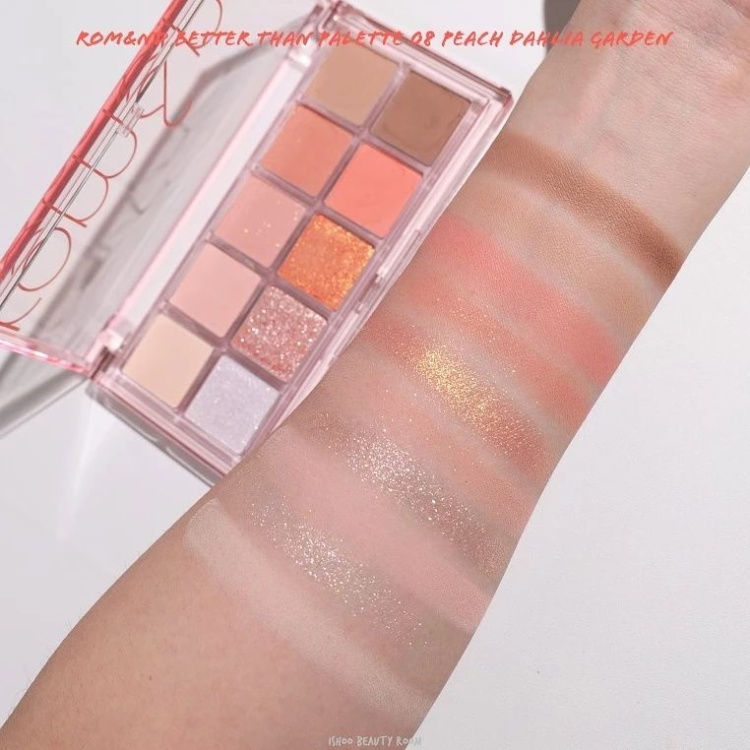 Большая палетка теней для век rom&nd Better Than Palette 08 Peach Dahlia Garden