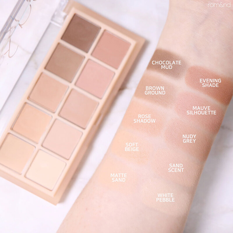 Большая палетка теней для век rom&nd Better Than Palette 05 Shade & Shadow Garden