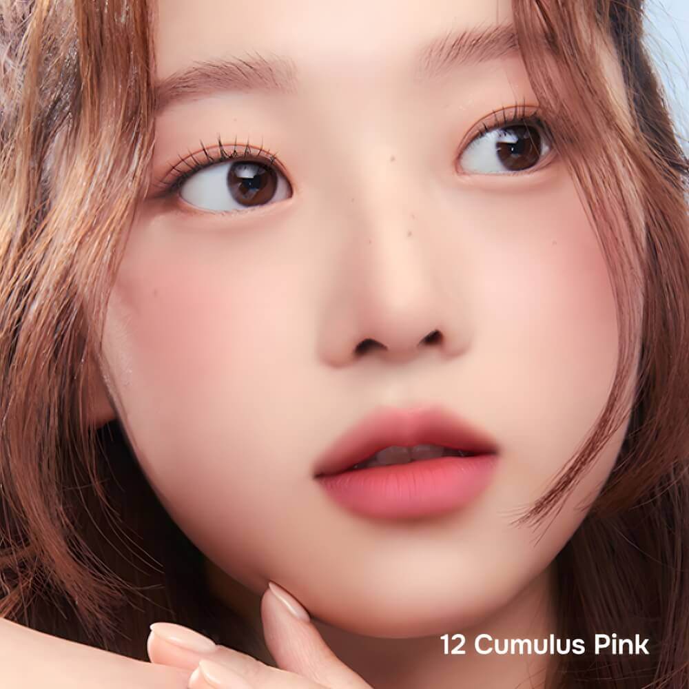 Воздушный вельветовый тинт для губ CLIO Chiffon Blur Tint 012 Cumulus Pink