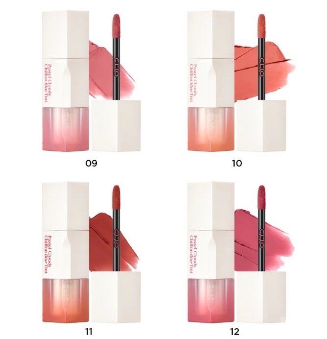 Воздушный вельветовый тинт для губ CLIO Chiffon Blur Tint 012 Cumulus Pink