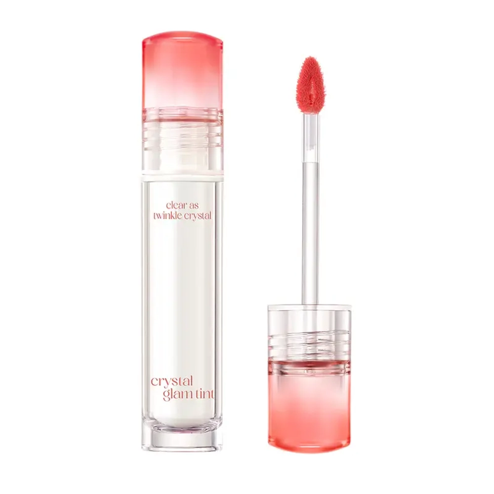 Сияющий глянцевый тинт для губ CLIO Crystal Glam Tint 09 Bare Peach