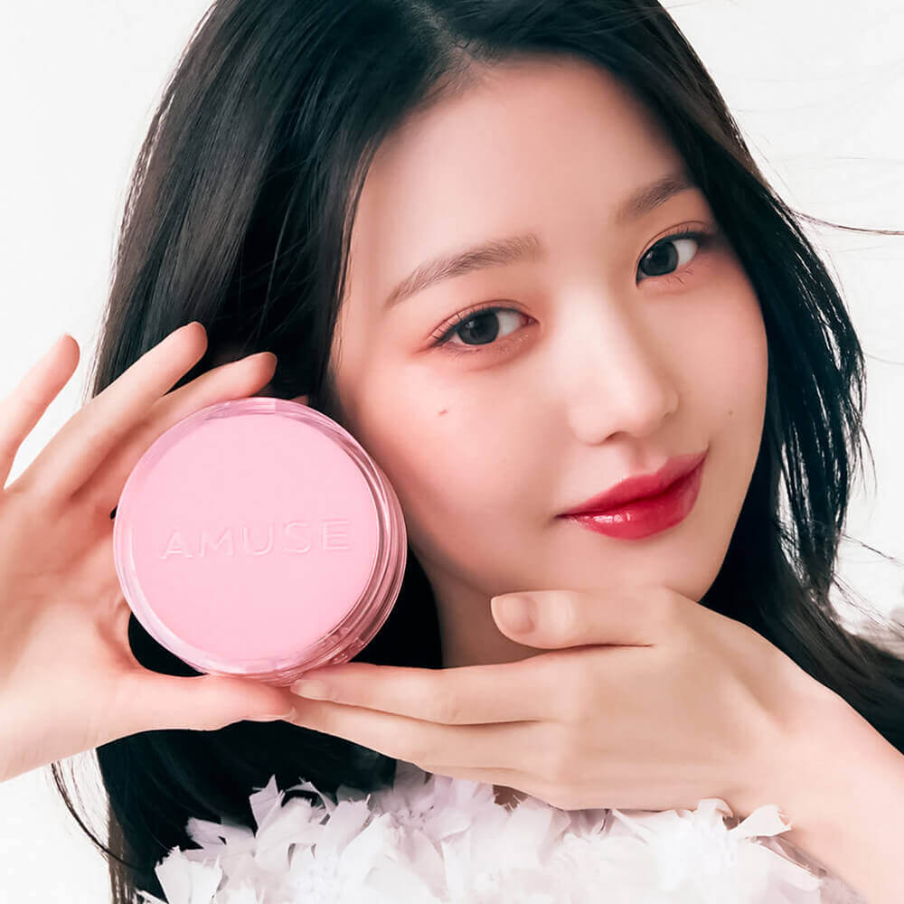Стойкий кушон с сияющим финишем AMUSE Dew Power Vegan Cushion SPF50+ PA++++ 02 Healthy