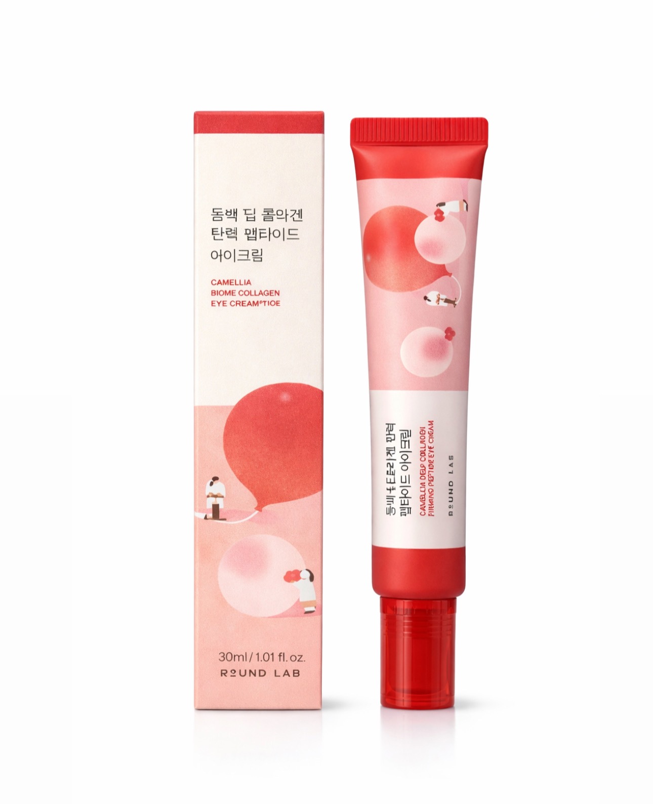 Укрепляющий крем для кожи вокруг глаз Round Lab Camellia Deep Collagen Firming Peptide Eye Cream 30ml