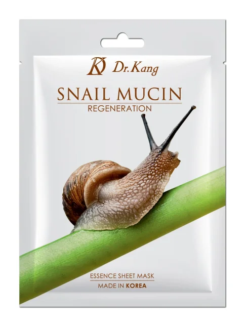 Тканевая маска с Муцином Улитки Регенерирующая Dr.Kang Snail Mucin Essence Sheet Mask