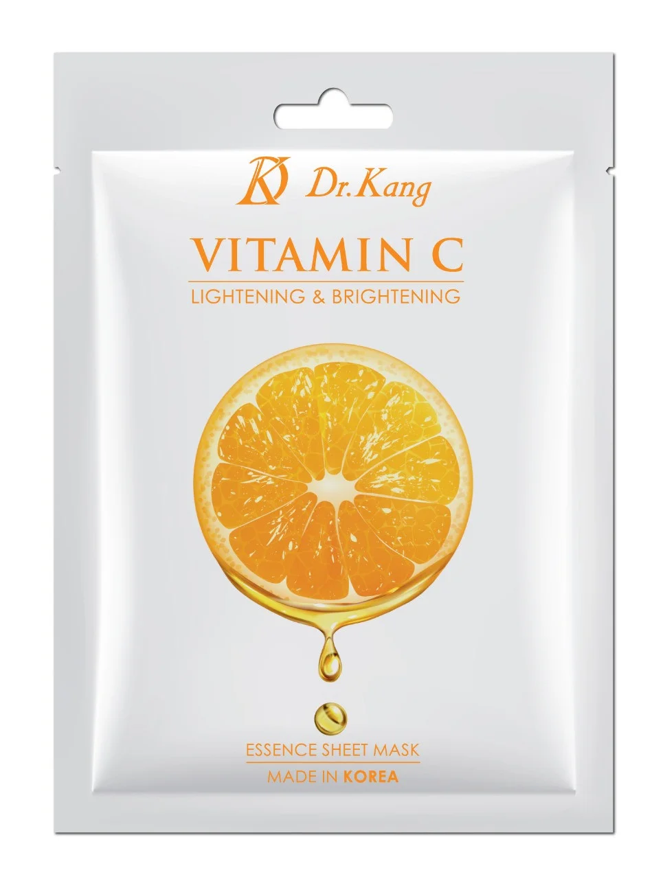 Тканевая маска с витамином С Осветление и Яркость Dr.Kang Vitamin C Essence Sheet Mask Lightening&Brightening 