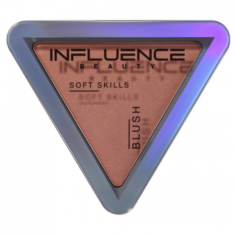 Румяна компактные Soft Skills, тон 02 персиковый с сиянием